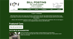Desktop Screenshot of billpostins.com