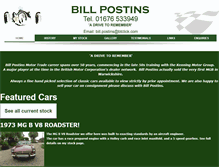 Tablet Screenshot of billpostins.com